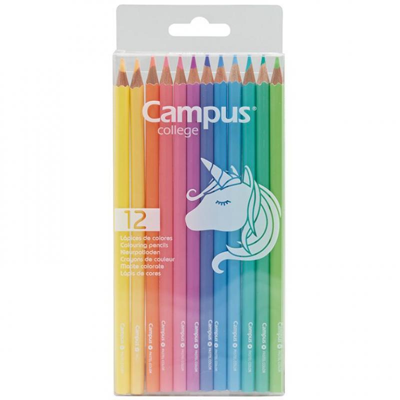 lapices-colores-campus-pastel-12-colores-surtidos