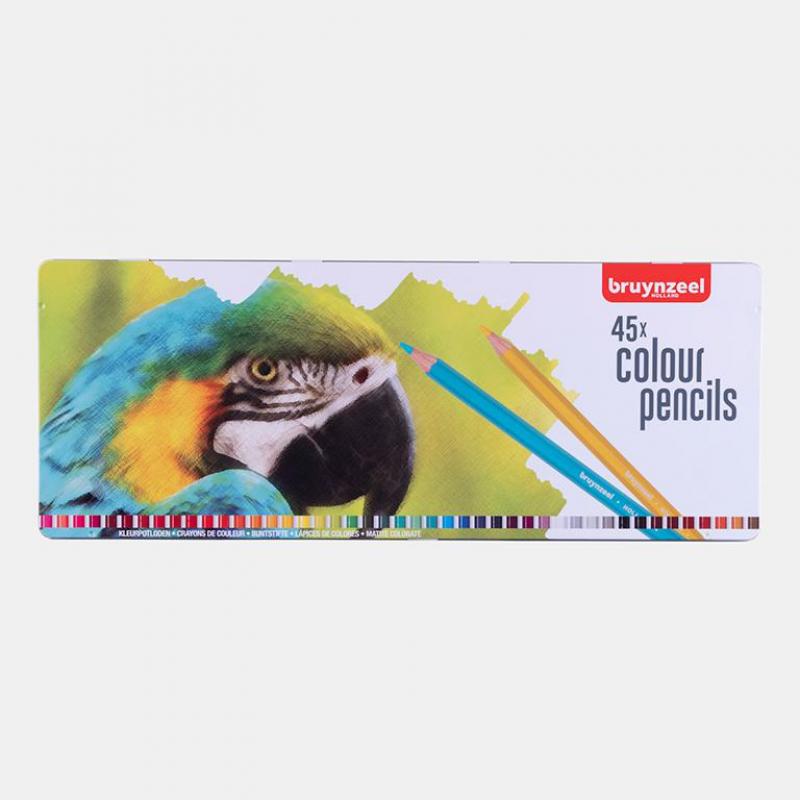 lapices-colores-talens-caja-de-metal-45-colores