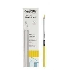 Lapices ColoresCARIOCA Plus Caja 12 Amarillo