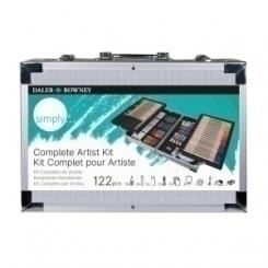 Lapices Daler Rowney Maletin Arte Completo Set De 122 Piezas