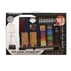 Lapices Daler Rowney Set Arte Completo Con Caballete De 163 Piezas