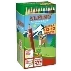 Lapices De Colores Alpino Festival Economy Pack De 132+12 Gratis