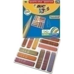 Lapices De Colores BIC  Tropicolors 2 Class Pack De 216