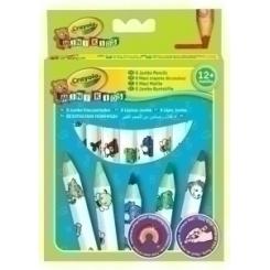 Lapices De Colores Crayola Jumbo Decorado Estuche De 8