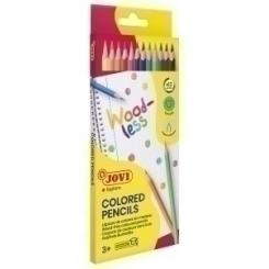 Lapices De Colores Jovi Woodless Triangular Estuche De 12