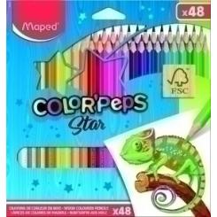 Lapices De Colores Maped Color Peps  Estuche De 48
