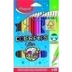 Lapices De Colores Maped Colorpeps  Estuche De 18