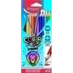 Lapices De Colores Maped Colorpeps Resina Estuche De 12