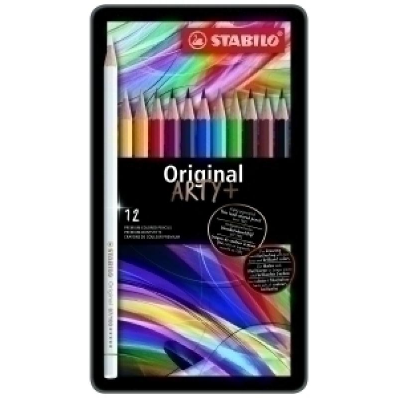 lapices-de-colores-stabilo-original-arty-estuche-de-metal-de-12