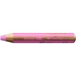 Lapices De Colores Stabilo Woody 3 En 1 Pastel Rosa Estuche De 5