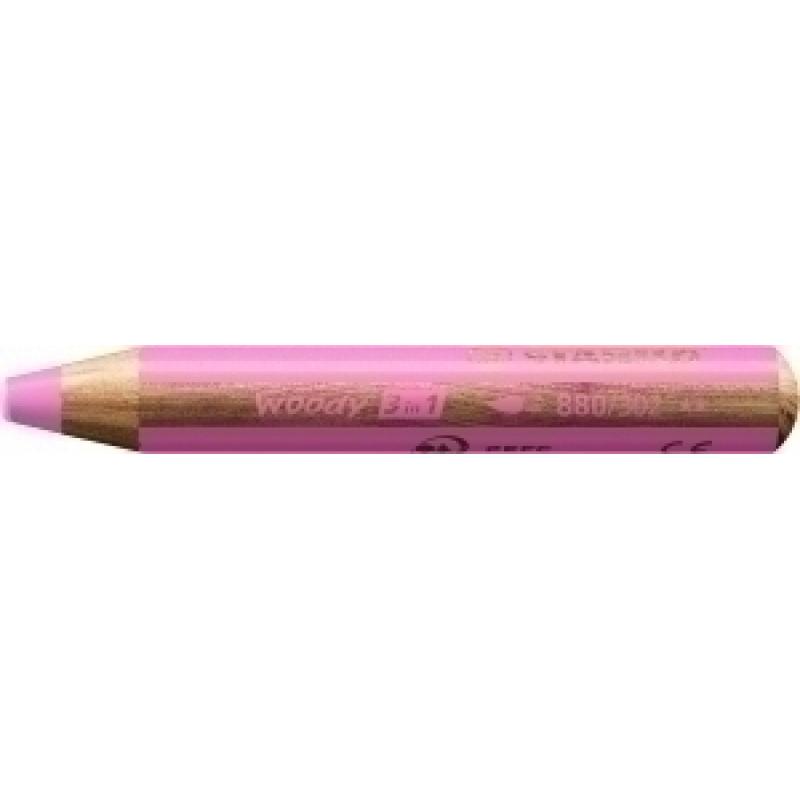 lapices-de-colores-stabilo-woody-3-en-1-pastel-rosa-estuche-de-5