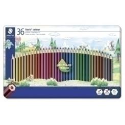 Lapices De Colores Staedtler 185 Noris Colour Wopex Estuche De 36