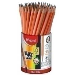 Lapices De Grafito Maped Black Pep Hb Bote De 72