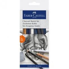 Lápices  FABER-CASTELL Carbon Creative Studio Estuche 7
