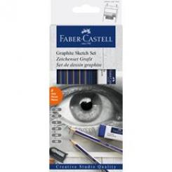 Lápices  FABER-CASTELL Grafito Creative Studio Estuche 8