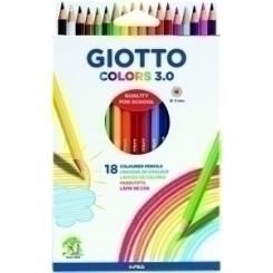 Lapices Giotto Colors 3.0 Estuche 18 Unidades