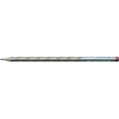 Lapiz De Grafito Stabilo Easy Graph S Para Diestros Metallic Edition Plata - Hb