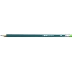 Lapiz De Grafito Stabilo Hexagonal Con Goma 2160 Hb Petroleo