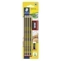 Lapiz De Grafito Staedtler 120 Noris Nº2 - Hb Blister De 8 + Goma (Regalo Afilalapiz)