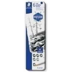 Lapiz De Grafito Staedtler Design Journey 100G Lumograph Pure Graphite Caja Metal De 6