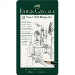 Lápiz FABER-CASTELL 9000 Surtido estuche de 12