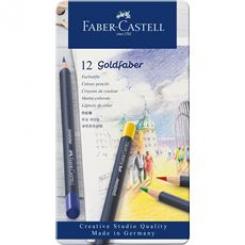 Lápiz FABER-CASTELL Goldfaber 1147 Estuche Metal 12