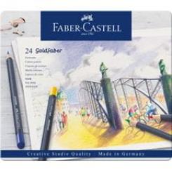 Lápiz FABER-CASTELL Goldfaber 1147 Estuche Metal 24