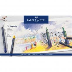 Lápiz FABER-CASTELL Goldfaber 1147 Estuche Metal 36