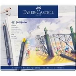Lápiz FABER-CASTELL Goldfaber 1147 Estuche Metal 48