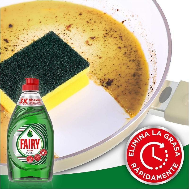 Lavavajillas líquido Manual 450 ml Fairy Ultra Poder