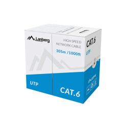 Lanberg LCU6-10CC-0305-S cable de red Gris 305 m U/UTP (UTP)
