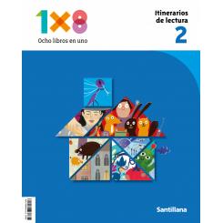 Lecturas 2ºprimaria 1X8 Construyendo Mundos 2023, Ed. SANTILLANA
