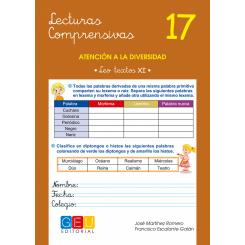 Lecturas Comprensivas 17, Ed. GEU