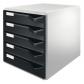 leitz-buc-para-correo-5-cajones-leitz-negro-gris