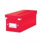 LEITZ Caja Click & Store CD Box (143x147x352 mm), rojo