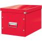 LEITZ Caja Click & Store cúbica Grande (320x360x310 mm), rojo