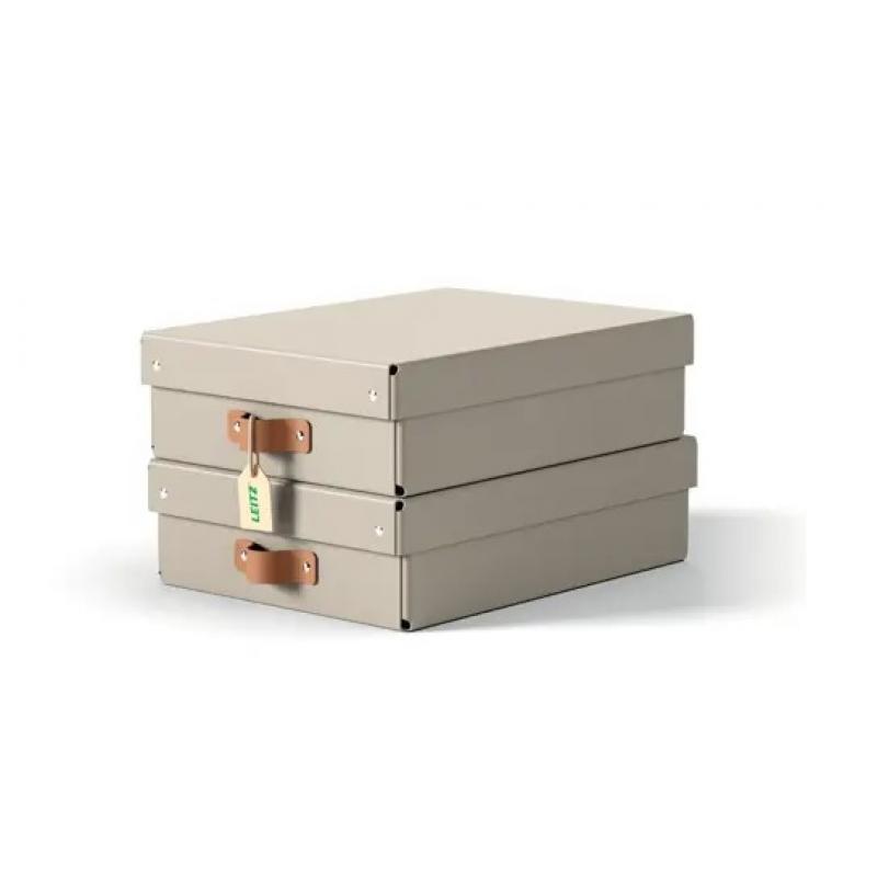 leitz-caja-de-almacenamiento-de-carton-mediana-baja-2-piezas-beige-270x100x370