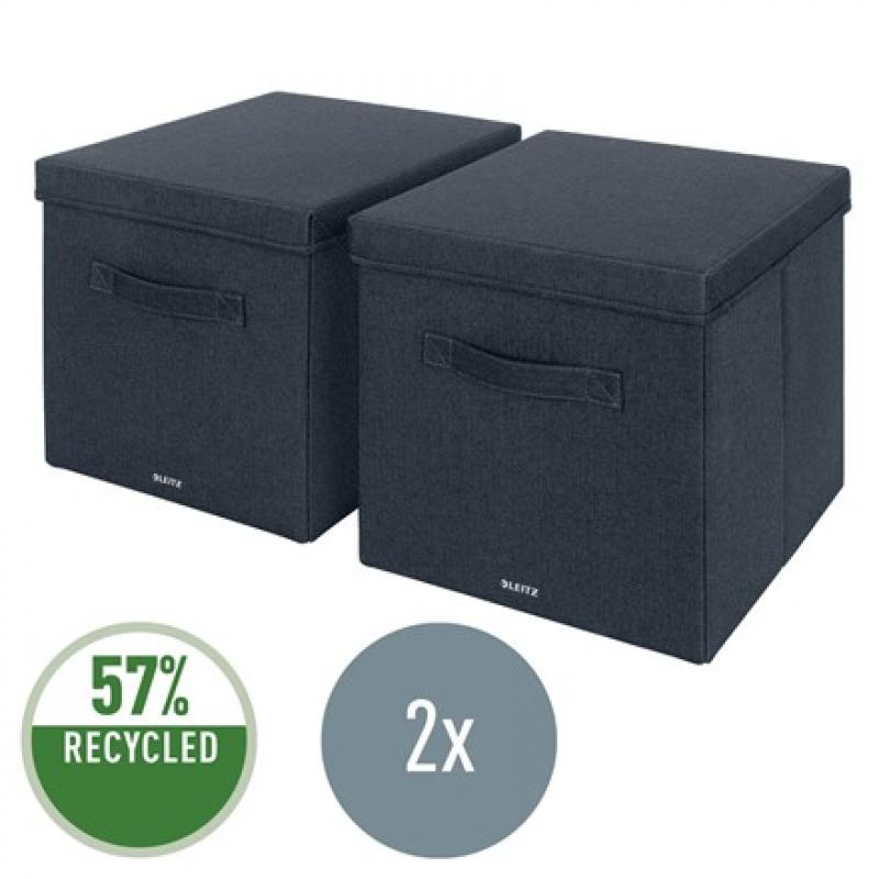 leitz-caja-de-tela-para-almacenaje-con-tapa-l-2-piezas-gris