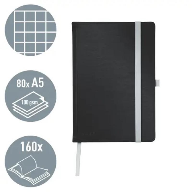 leitz-cuaderno-libreta-con-tapas-duras-leitz-style-80-hojas-cuadriculado-5-din-a5-negro-satinado-cuadriculado-5x5-80-hojas-96-grs-fsc