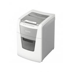 LEITZ Destructora IQ Auto+ para pequeña oficina 100 P4, autoalimentación, blanca