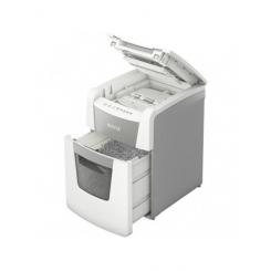 LEITZ Destructora IQ Auto+ para pequeña oficina 100 P5, autoalimentación, blanca