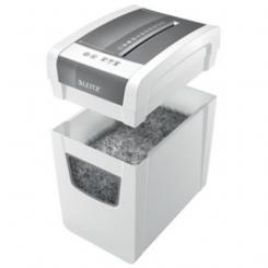 LEITZ Destructora IQ Auto+ para pequeña oficina 50 P4, autoalimentación, blanca