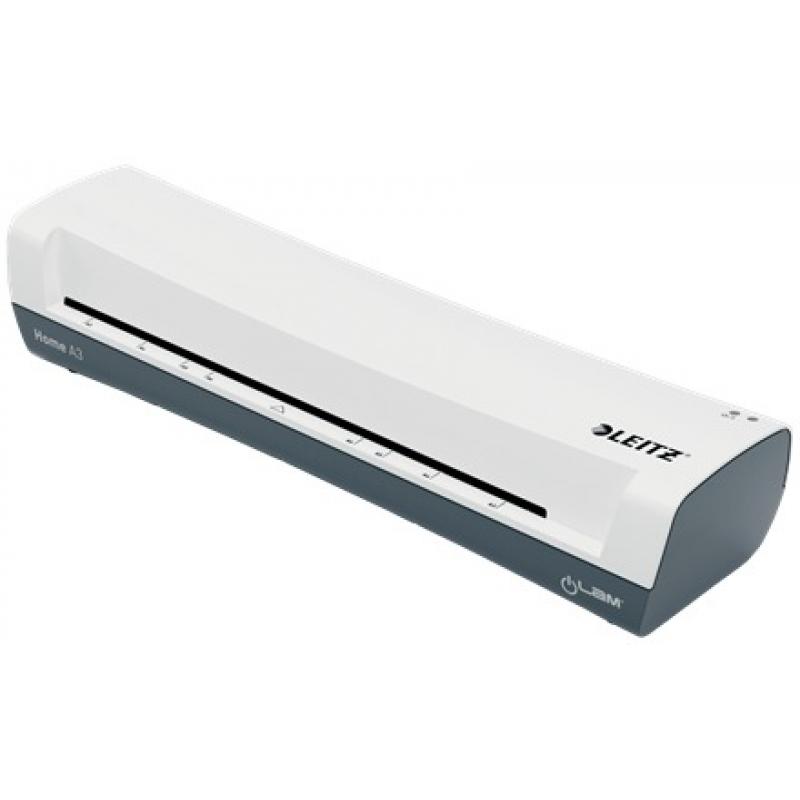LEITZ Plastificadora iLAM Home DIN A3, blanco/gris