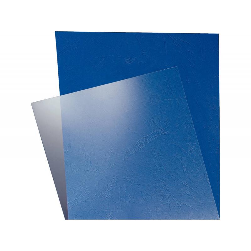 LEITZ Tapas plástico /PVC, transparente 250 micras (Pack 100 unid.), transparente