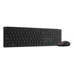 Lenovo 4X31S04841 teclado Ratón incluido Hogar / Oficina RF Wireless + Bluetooth Español Negro