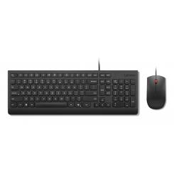 Lenovo Essential Wired Combo (ES 172) teclado Ratón incluido Universal USB Español Negro