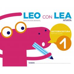 Leo Con Lea 1 Mayúsculas 4 Años, Ed. ANAYA