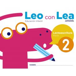 Leo Con Lea 2 Pauta 4 Años, Ed. ANAYA