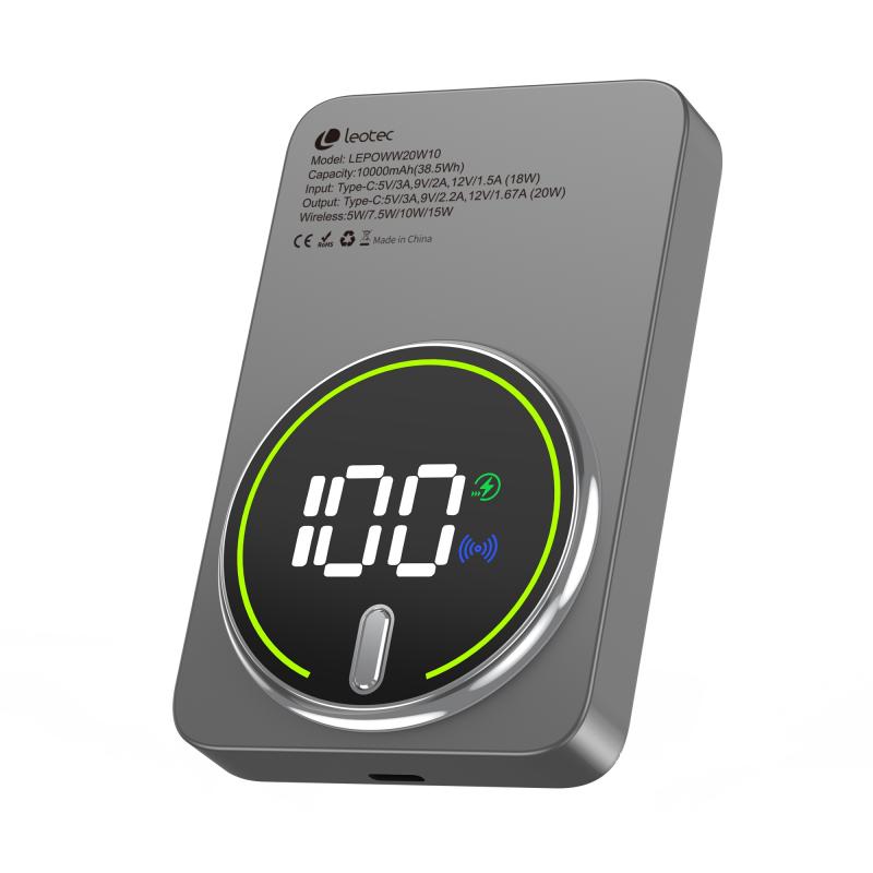 leotec-power-bank-inalambrico-10000mah-20w-gris