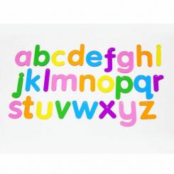 Letras de alfabeto arco iris